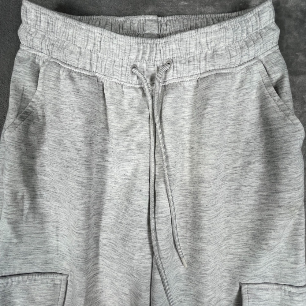 Better Together Wide Leg Cargo Pants Womens Medium Bone Ivory‎ Lounge Minimalist - Picture 4 of 12
